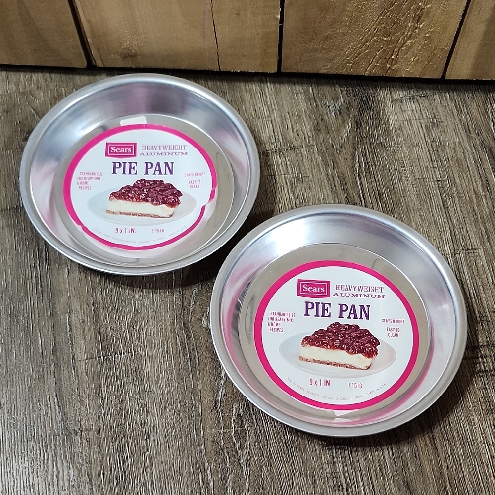 Sears Heavyweight Aluminum Pie Pans